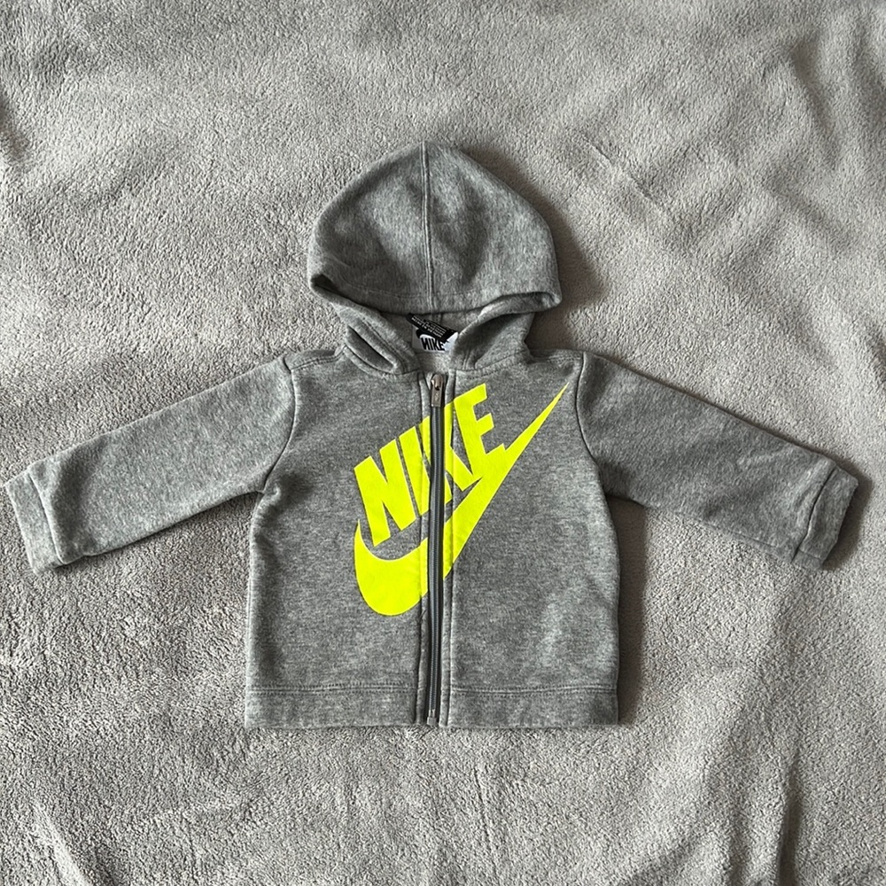 12 month Nike zip up hoodie